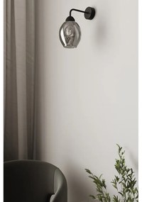 Lampada da parete nera ø 25 cm Garten – Sollux