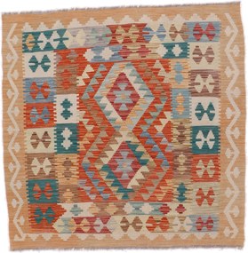 Kilim Tappeto 130x170 (Afghanistan) Annodato A Mano
