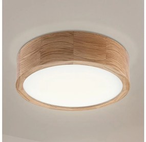 Brilagi - Plafoniera LED CARVALHO LED/20W/230V rovere Ø 27,5 cm