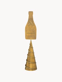 Punta per albero in ottone Champagne