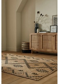 Tappeto di colore naturale in iuta reversibile 120x170 cm Rowen – Flair Rugs