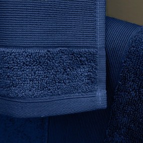 Set di asciugamani per viso e corpo tipo terry blu scuro in cotone 6 pz Anti-Bacterial – Catherine Lansfield