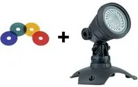 Faretto per laghetto lunaqua con lenti colorate sommergibile a led 4 watt laghetto magic