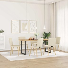 Sedie Da Pranzo 6 Pz İn Lino /