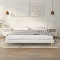 Comodini 2 pz in Bianco Lucido 40x35x47 cm cod 12363