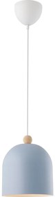 Nordlux - Lampadario a sospensione con filo GASTON 1xE27/40W/230V blu/bianco