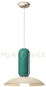 Sospensione pau crema + turchese c2630(crt)