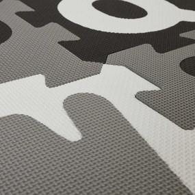 Bieco - Tappeto da gioco in schiuma con alfabeto - puzzle black & white - 26 pz