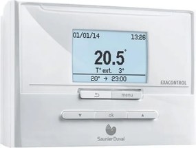 Cronotermostato digitale a parete VAILLANT Exacontrolo E7R-C Bianco