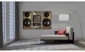 Quadro Music of the Past  Colore Nero, Dimensioni e Misure 90x60