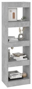 Libreria/Divisorio Grigio Cemento 40x30x135 cm