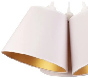 Duolla - Lampadario a sospensione con filo TWIGGY 3xE27/40W/230V diametro 60 cm bianco