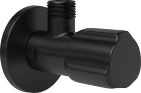 Valvola ad angolo 02  1/2" x 3/8" Black