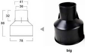 Cassaforma incasso "Big" per faretti segnapasso serie Professional