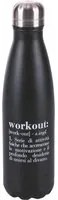 Bottiglia termica 750 ml scritta workout Victionary