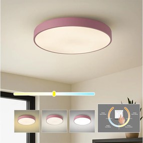 Brilagi - Plafoniera LED POOL LED/60W/230V 3000/4000/6000K 50 cm rosa