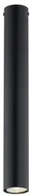 Plafoniera TECNO 1L da soffitto base GU10 Nera