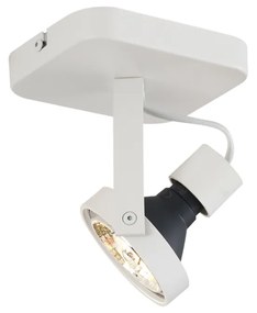 Faretto da soffitto di design bianco GU10 70mm ruotabile e inclinabile - Vo