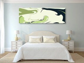 Quadro su tela – Astratto moderno verde