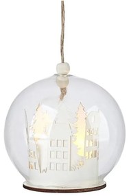 Decorazione luminosa bianca appesa ø 9 cm Myren - Markslöjd
