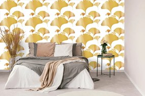 Carta da parati – Foglie d'oro