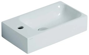 Lavabo sospeso rettangolare Cento destro L 45 x H 10 x P 25 cm in ceramica bianco