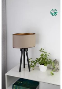 Duolla - Lampada da tavolo OVAL VEGAN 1xE27/15W/230V diametro 30 cm beige