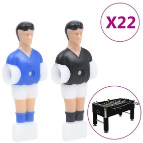 Giocatori Calcio Balilla 22 Pz Per Asta Da 12,7 Mm /
