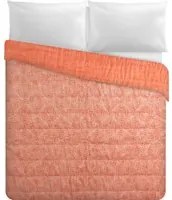Trapuntino matrimoniale 250x260 decori arancio