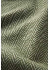 Plaid verde con contenuto di cotone , 140 x 180 cm Skyline - Euromant