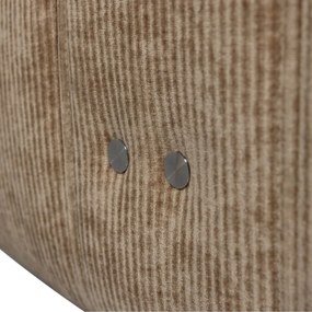 Poltrona da relax marrone chiaro reclinabile con rivestimento in velluto a coste Hein – WOOOD