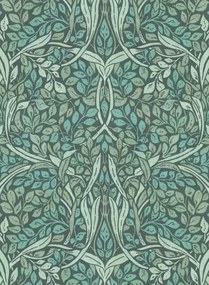 Eijffinger Carta da parati Swirling Leaves - Spring