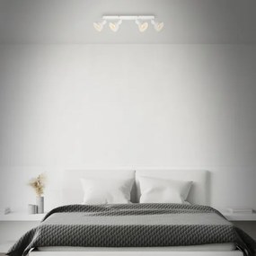 Brilo - Faretto RETRO 4xE14/25W/230V bianco