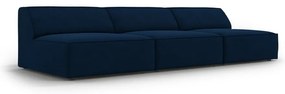 Divano in velluto blu scuro 240 cm Jodie - Micadoni Home