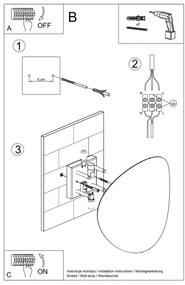 Sollux SL.0934 - Applique SENSES 2xG9/40W/230V bianca