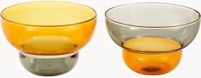 Set di 2 bicchieri in vetro Mizu Kiri