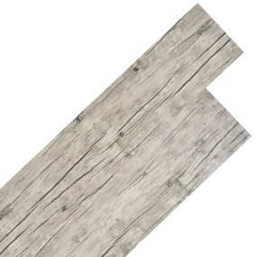 Listoni Pavimenti Non Autoadesivi Pvc 4,46m² 3mm Grigio Chiaro /
