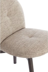 Set di sedie da pranzo beige in imbottito 2 pz Sinosa – Light &amp; Living