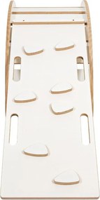 Arco a dondolo montessori bianco in pino massiccio 39x75x38 cm Montessori – Meowbaby