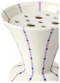 Vaso in ceramica bianca dipinto a mano Signature - Kähler Design