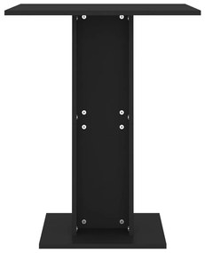 Tavolo da bistrot nero 60x60x75 cm in truciolato