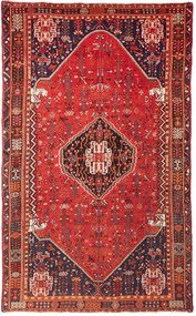 Shiraz Tappeto 260x160 Rosso (Iran) Annodato A Mano