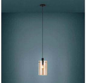 Eglo 39537 - Lampadario su filo POLVERARA 1xE27/40W/230V