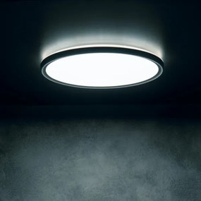 Kanlux 31515 - Plafoniera LED AZPO LED/18,5W/230V Ø 29 cm IP54 nera