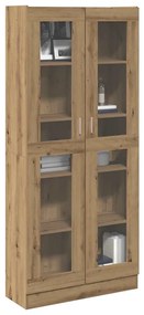 Credenza Alta Rovere Artigianale 82,5x30,5x185 Cm İn Truciolato /