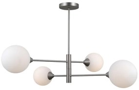 ITALUX PND-55342-4-SN - Lampadario EVORA 4xG9/5W/230V nichel