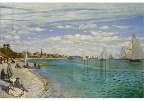 Pittura su vetro 70x50 cm Claude Monet - Wallity
