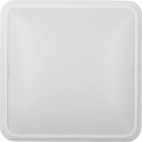 Plafoniera LED 12W 25x25cm con Sensore di Presenza IP20 Colore Bianco Naturale 4.000K