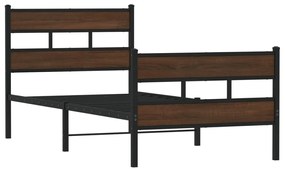 Giroletto senza materasso con testiera e pediera 90x200 cm