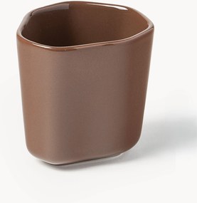 Set di 4 tazzine da caffè in porcellana dalla forma organica Joana
